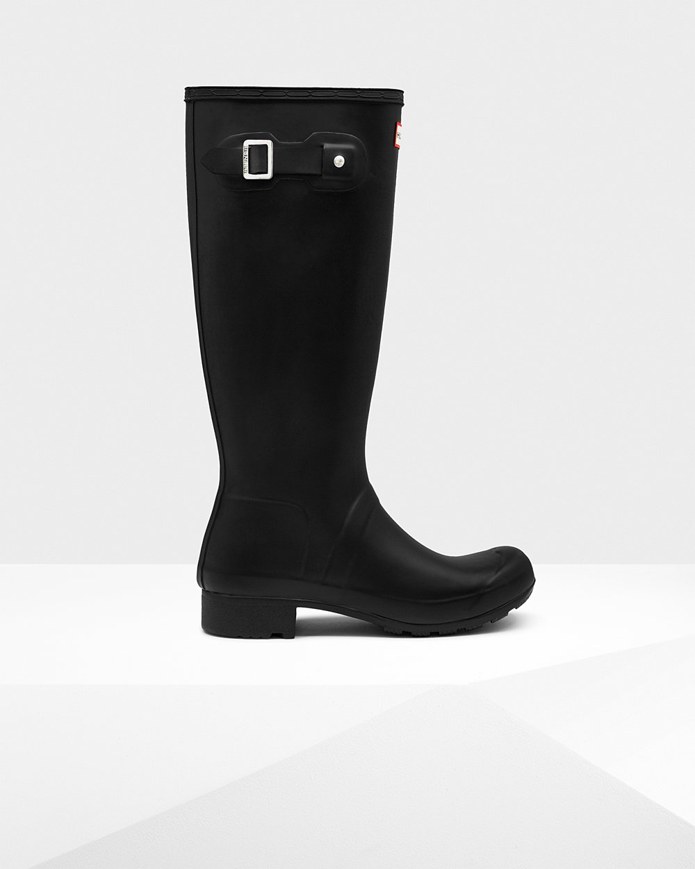 Womens Hunter Tall Rain Boots Black - Original Tour Foldable - 7381405-QG